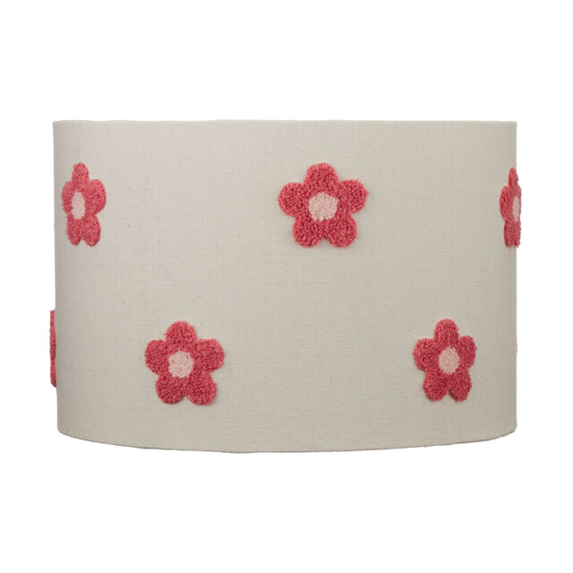 Embroidered Flower Pink Shade 30cm - image 1
