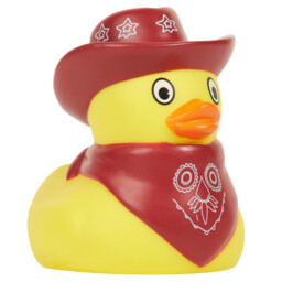 Cowboy Rubber Duck - Multicolour - thumbnail 2