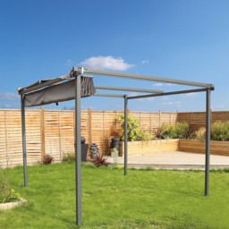 Charles Bentley Premium 3 x 3m Grey Canopy Gazebo - thumbnail 3