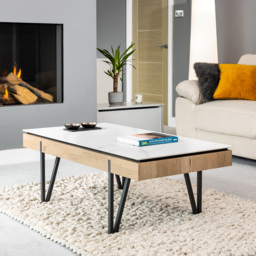 Artemis Home Satori Light Grey Stone Coffee Table - thumbnail 3