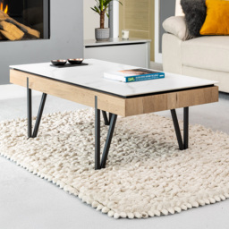 Artemis Home Satori Light Grey Stone Coffee Table