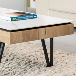 Artemis Home Satori Light Grey Stone Coffee Table - thumbnail 2