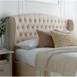 Bedmaster Warwick Double Warmstone Velvet Ottoman Bed - thumbnail 4