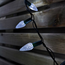 Samuel Alexander White LED Multi Action Pine Cone Christmas Lights 15m - thumbnail 2