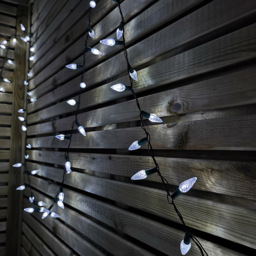 Samuel Alexander White LED Multi Action Pine Cone Christmas Lights 15m - thumbnail 3