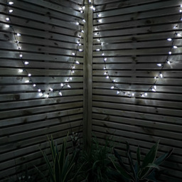 Samuel Alexander White LED Multi Action Pine Cone Christmas Lights 15m