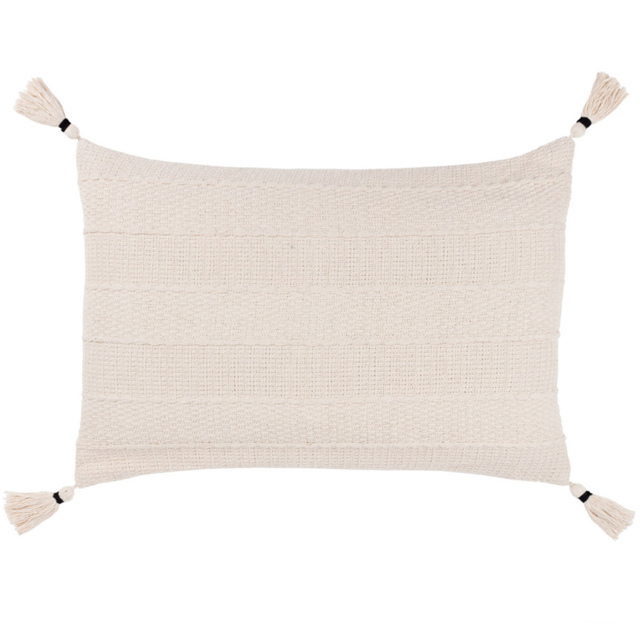 Yard Caliche Natural Tasselled Cushion - image 1