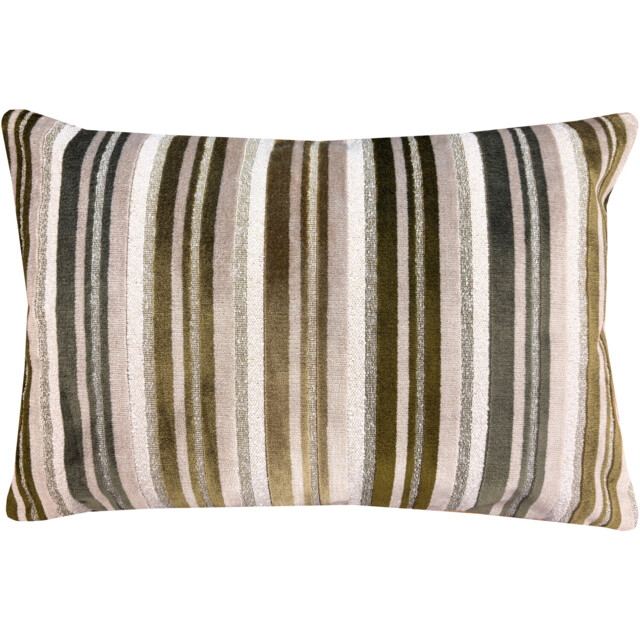 Sandringham Stripe Cushion Green - image 1