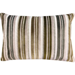 Sandringham Stripe Cushion Green