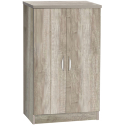 R White Cabinets 2 Door Mid Height Grey Nebraska Cupboard - thumbnail 2
