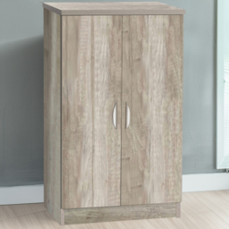 R White Cabinets 2 Door Mid Height Grey Nebraska Cupboard - thumbnail 1
