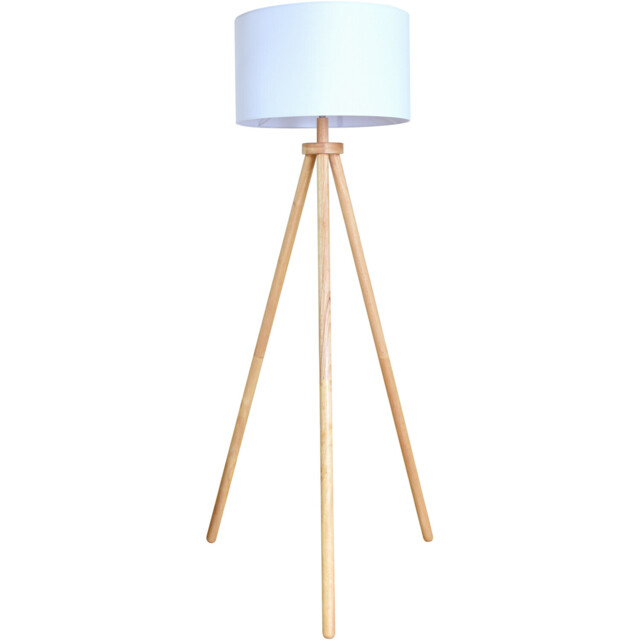 Arden White Tripod Floor Lamp - image 1
