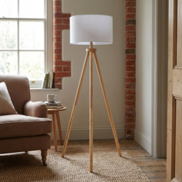 Arden White Tripod Floor Lamp - thumbnail 4
