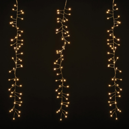 The Christmas Workshop 240 LED Waterfall Curtain String Light Warm White - thumbnail 1