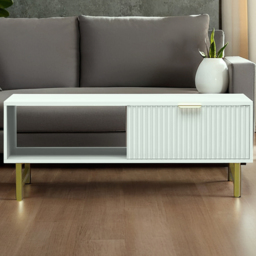 Kosy Koala White and Gold Coffee Table