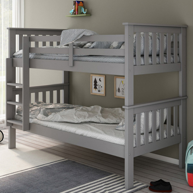 Carra Grey Bunk Bed with Pocket Mattresses - image 1