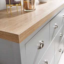 Home Source Avon Grey 7 Drawer Storage Chest - thumbnail 4
