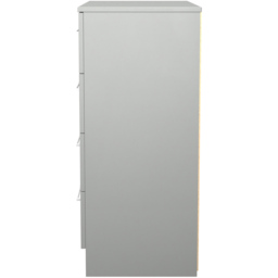 Crowndale Worcester Uniform Grey and Dusk Grey 4 Drawer Chest Ready Assembled - thumbnail 4