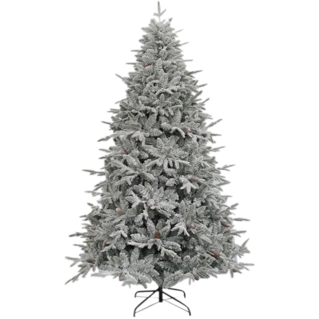 The Seasonal Gift Co. Snow Flocked Artificial Christmas Tree with Pinecones 5ft