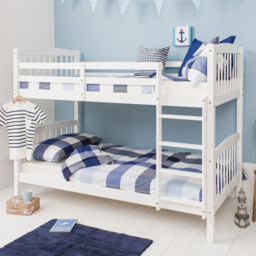 Noa and Nani Brighton White Bunk Bed - thumbnail 1