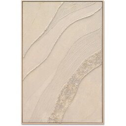 Textured Abstract Canvas Taupe - thumbnail 2