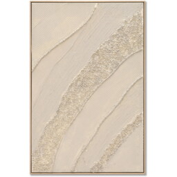 Textured Abstract Canvas Taupe - thumbnail 4