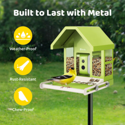 Birdfy Metal Outdoor Smart Bird Feeder with 1080p FHD AI Camera - thumbnail 3