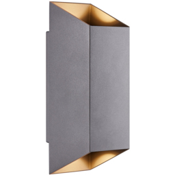 Nordlux Nico Square 22 Anthracite Wall Light