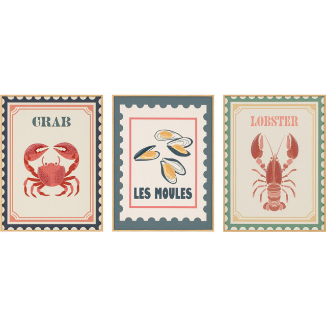 Single Seafood Colourful Canvas in Assorted Styles - image 1
