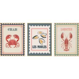 Single Seafood Colourful Canvas in Assorted Styles - thumbnail 1