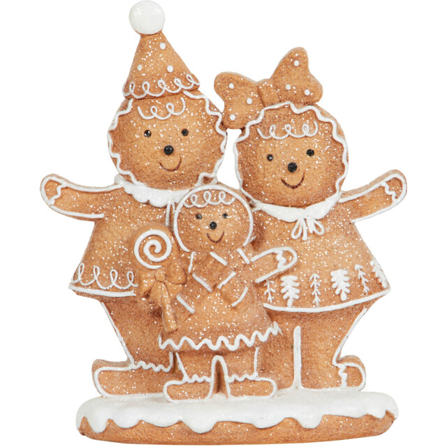 Candy Cane Lane Gingerbread Cookie Family Christmas Decoration 20cm - image 1