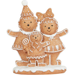 Candy Cane Lane Gingerbread Cookie Family Christmas Decoration 20cm - thumbnail 1