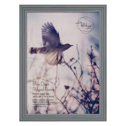 The Port. Co Gallery Blue Dusk Ridged 28 x 20 inch Photo Frame