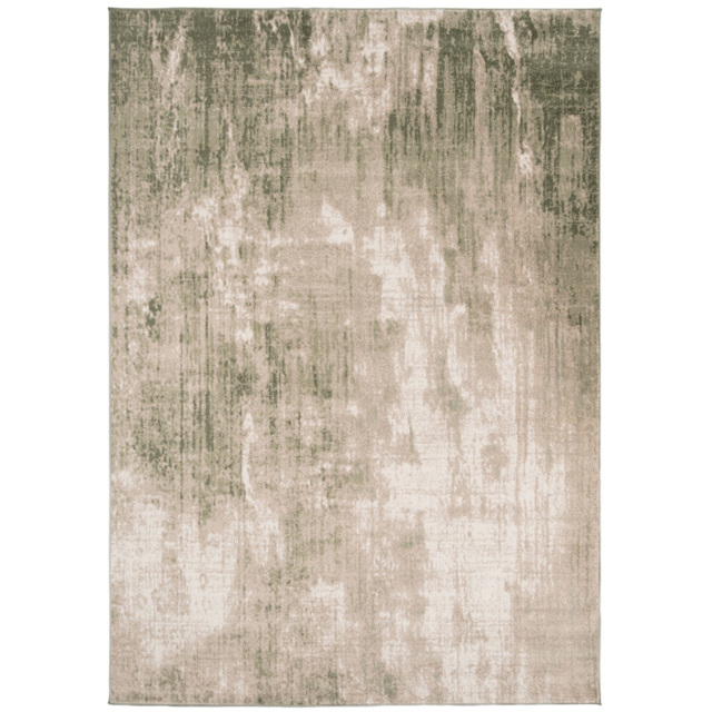 Kukoon Oscar Jasper Flat Muted Green Abstract Rug 240 x 330cm - image 1