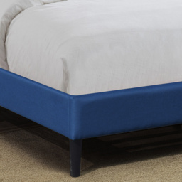 Brooklyn Double Blue Buttoned Headboard Bed Frame - thumbnail 3