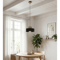 Emibig Kivi Black E27 LED Small Pendant Lamp - thumbnail 3