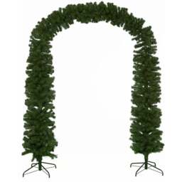 8ft Pre Lit Christmas Tree Arch - thumbnail 2