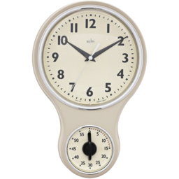 Acctim Kitchen Time Cream Clock and Timer