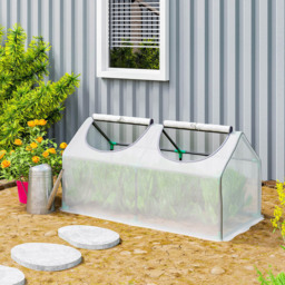 Outsunny PE Cover Greenhouse 3.9 x 1.9ft - thumbnail 2