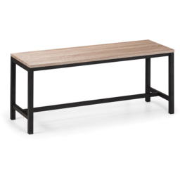 Julian Bowen Tribeca 2 Seater Sonoma Oak Dining Bench - thumbnail 2