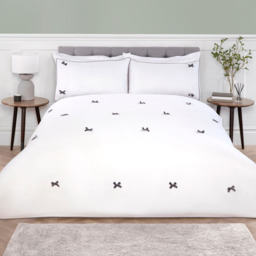 Divante Belle Bow White King Size Bedding - thumbnail 1