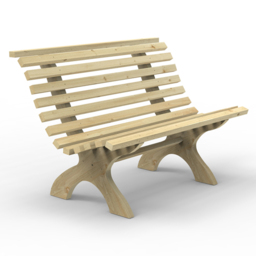 Forest Garden Kuba Bench 1.2m - thumbnail 2