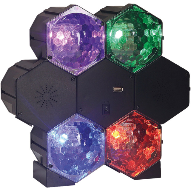 FX Lab 4 Way LED Light Effect with Bluetooth Speaker - image 1