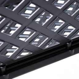 Outsunny 2 Seater Black Garden Bench - thumbnail 3