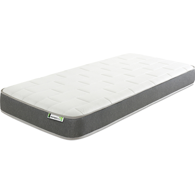 Starlight Beds Single Grey Big Brick Memory Foam and Spring Mattress - image 1