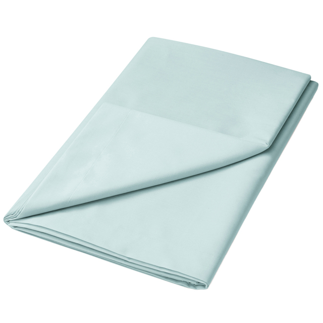 Helena Springfield King Size Duck Egg Plain Dye Flat Sheet - image 1