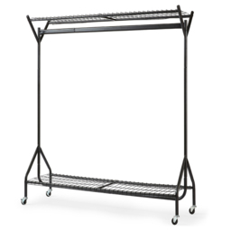 House of Home Heavy Duty Clothes Rail with Two Racks 4 x 5ft