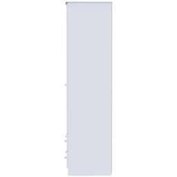 Crowndale Yarmouth White 2 Door 2 Drawer Tall Wardrobe Ready Assembled - thumbnail 3