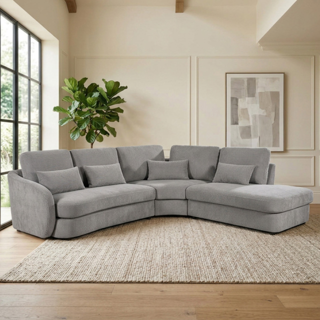 Mabel Corner Sofa Cream Left-hand - image 1