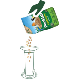 Funnel Seed Feeder Black - thumbnail 4